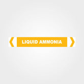 Custom Metal Sign,Liquid Ammonia Pipe Marker